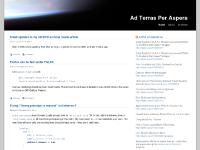 Ad Terras Per Aspera Ad Terras Per Aspera