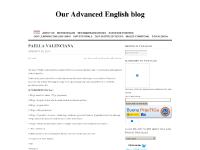 Our Advanced English blog