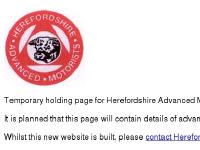 Herefordshire Advanced Motorists
