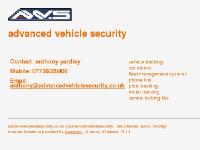 advancedvehiclesecurity.co.uk 07736020402 email. anthony@advancedvehiclesecurity.co.uk