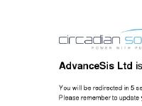 AdvanceSis is now Circadian Solar AdvanceSis is now Circadian Solar