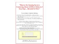 Elbow Strike Counter -- Practical Moves Elbow Strike Counter -- Practical Moves