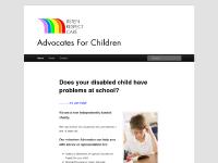 Advocates For Children | Advocates for Children provides voluntary Advocates for Advocates For Children | Advocates for Children provides voluntary Advocates for
