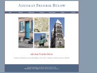 Advokat Fredrik B&uuml;low. Brottm&aring;l, aff&auml;rsjuridik & tvistem&aring;l, familjer&auml;tt.