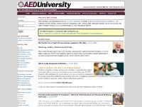 AED University Home Page - LMS