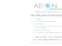 Aeon Aesthetics - Coming Soon