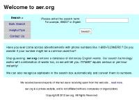 aer.org - keypad numbers to words conversion