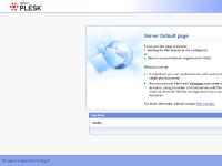 Default PLESK Page