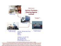 Welcome to Aerona Customs Clearing Agents Welcome to Aerona Customs Clearing Agents