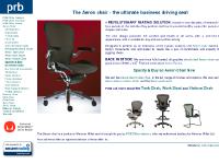 Aeron Chair from Herman Miller, available from PRB in the UK Aeron Chair from Herman Miller, available from PRB in the UK