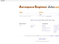 Aerospace Engineer jobs ~ all Aerospace Engineer jobs with one search (USA) | AerospaceEngineerJobs.org Aerospace Engineer jobs ~ all Aerospace Engineer jobs with one search (USA) | AerospaceEngineerJobs.org