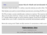 Aerospokes.com- High performance bicycle wheels and aerodynamic bladed spokes...