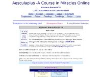 Aesculapius -A Course In Miracles Online