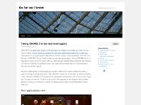 As far as I know | GNOME interface design and UX As far as I know | GNOME interface design and UX