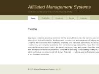 Affiliated Management Systems - Construction and Operations Solutions for the Hospitality Industry Affiliated Management Systems - Construction and Operations Solutions for the Hospitality Industry