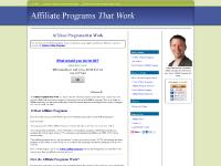 Affiliate Programs that Work