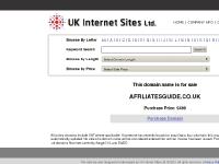 affiliatesguide.co.uk | UK Internet Sites Domains For Sale affiliatesguide.co.uk | UK Internet Sites Domains For Sale