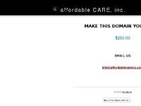 :: affordable CARE, inc. :: :: affordable CARE, inc. ::