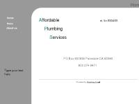 Affordable Plumbing Services Affordable Plumbing Services