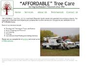 AFFORDABLE Tree Care, LLC serving Wisconsin since 1992