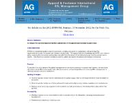 Apparel and Footwear International RSL Management Working Group Public Site