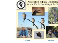 Association of Field Ornithologists - Home Page Association of Field Ornithologists - Home Page