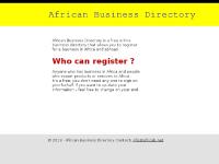 African Business Directory : Add your business - It is free African Business Directory : Add your business - It is free