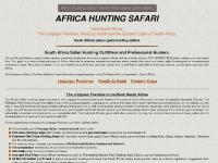 Africa Hunting Safari: South Africa plains game hunts. Africa Hunting Safari: South Africa plains game hunts.