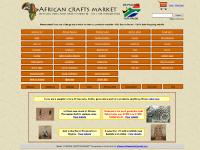 AFRICAN CRAFTS MARKET-African handcrafted arts, crafts, skins and horns AFRICAN CRAFTS MARKET-African handcrafted arts, crafts, skins and horns