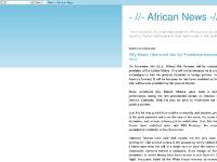 - //- African News -//- - //- African News -//-