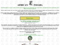 AFRICAN INDABA - Dedicated to the People and Wildlife of Africa.