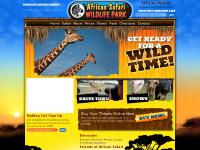 africansafariwildlifepark.com African Safari Wildlife Park, African wildlife safari park, drive-thru safari