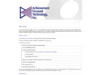 Achievement Focused Technology, Inc. Achievement Focused Technology, Inc.