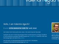 agachi - Valentin Agachi: web developer / html5 css xhtml javascript sites web applications php agachi - Valentin Agachi: web developer / html5 css xhtml javascript sites web applications php