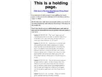 Steve Hardy’s Holding Page Steve Hardy’s Holding Page