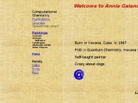 Welcome to Annia Galano´s Web Site Welcome to Annia Galano´s Web Site