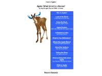 Agate: What Good Is a Moose? Agate: What Good Is a Moose?