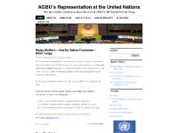 AGBU’s Representation at the United Nations | This site provides information about the work of AGBU’s UN Special Interest Group AGBU’s Representation at the United Nations | This site provides information about the work of AGBU’s UN Special Interest Group