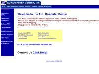 ******** A.G. Computer Center, Inc. A.G. Computer Center for all your computing needs. *******