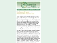 agdefensesystems.com Management Team, Advisory Board, Career Opportunities agdefensesystems.com Management Team, Advisory Board, Career Opportunities