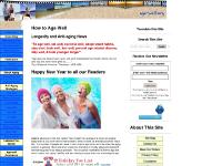 Age well - anti-aging, longevity & senior health information on how to stay well Age well - anti-aging, longevity & senior health information on how to stay well