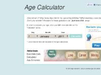 Age Calculator | Calculate your age, age calculator from date of birth