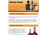 History of Balsamic Vinegar, along with the uses, cooking and storing of Balsamic Vinegar