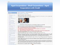 Aged Corporations - Shelf Corporations