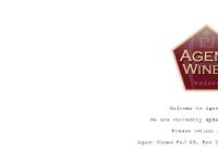 WELCOME TO AGENT WINES WELCOME TO AGENT WINES