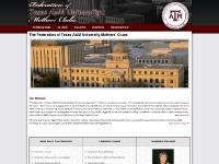 The Federation of Texas A&M University Mothers' Clubs | FEDERATION OF AGGIE MOMS' CLUBS The Federation of Texas A&M University Mothers' Clubs | FEDERATION OF AGGIE MOMS' CLUBS