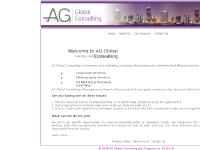 Welcome to AG Global Consulting Welcome to AG Global Consulting