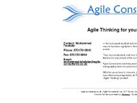 agile consultants ltd