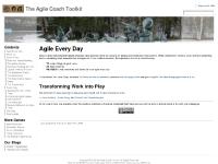 agilecoach.net The Agile Coach Toolkit, Keep up to date,   agilecoach.net The Agile Coach Toolkit, Keep up to date,
