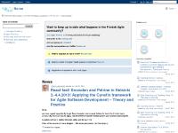 Home - Agile Finland - Agile Finland Wiki Home - Agile Finland - Agile Finland Wiki